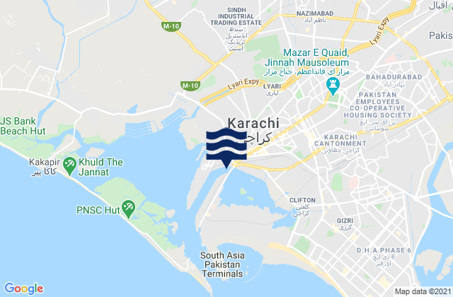 Karachi, Pakistan潮水