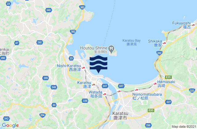 Karatsu, Japan潮水