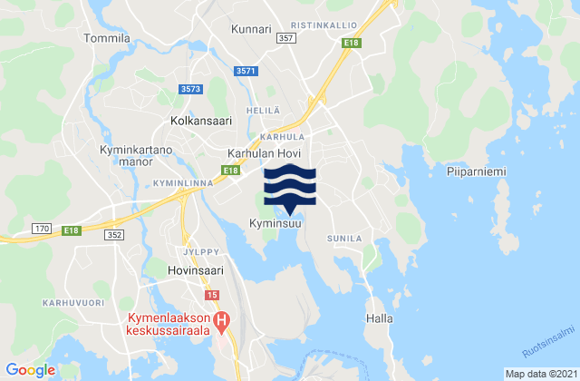 Karhula, Finland潮水