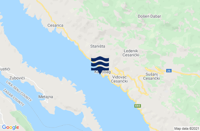 Karlobag, Croatia潮水