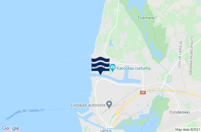 Karosta, Latvia潮水