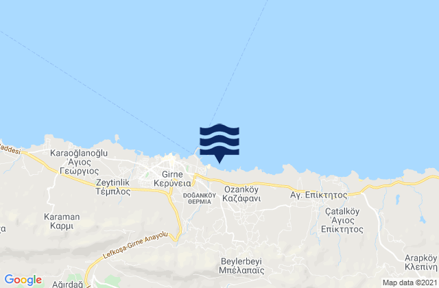 Karákoumi, Cyprus潮水