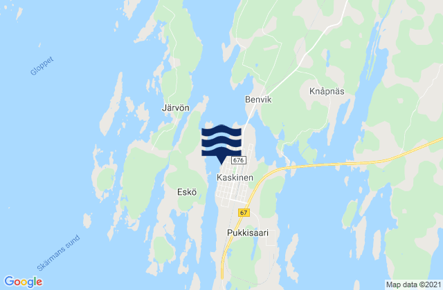 Kaskinen, Finland潮水