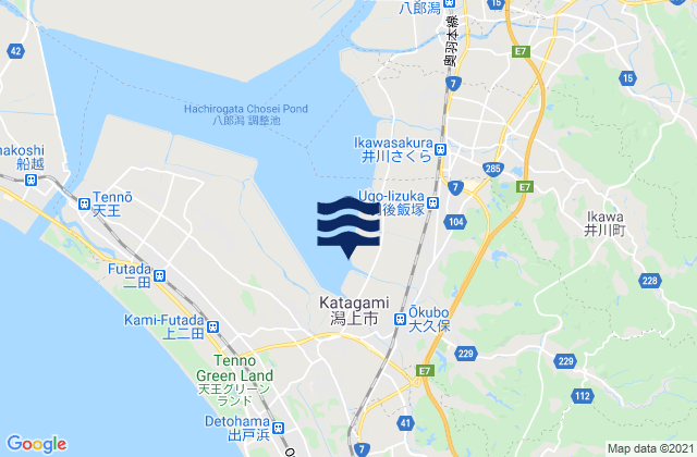 Katagami-shi, Japan潮水