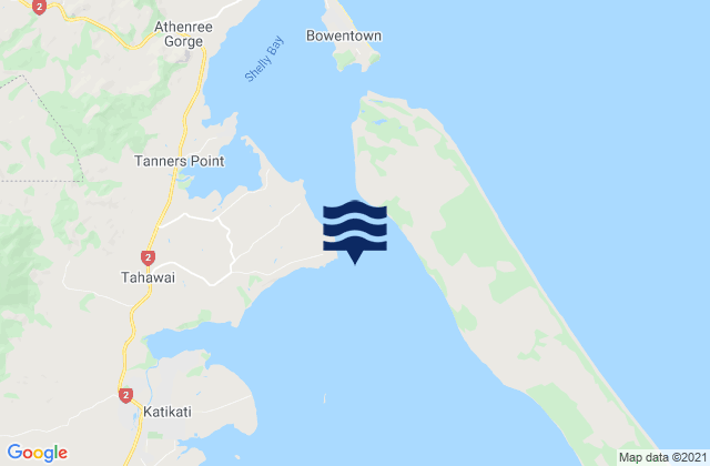 Katikati - Kauri Point, New Zealand潮水