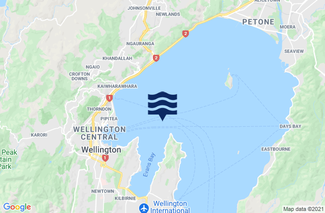 Kau Bay, New Zealand潮水