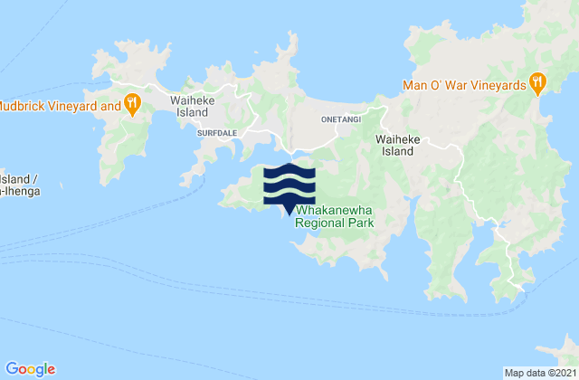 Kauaroa Bay, New Zealand潮水