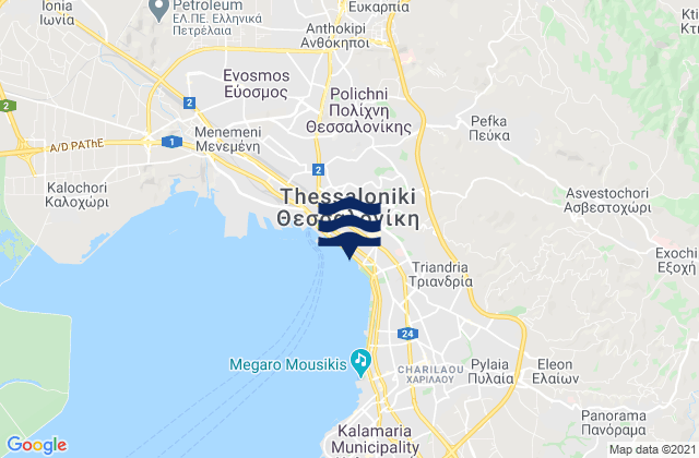 Kavallári, Greece潮水