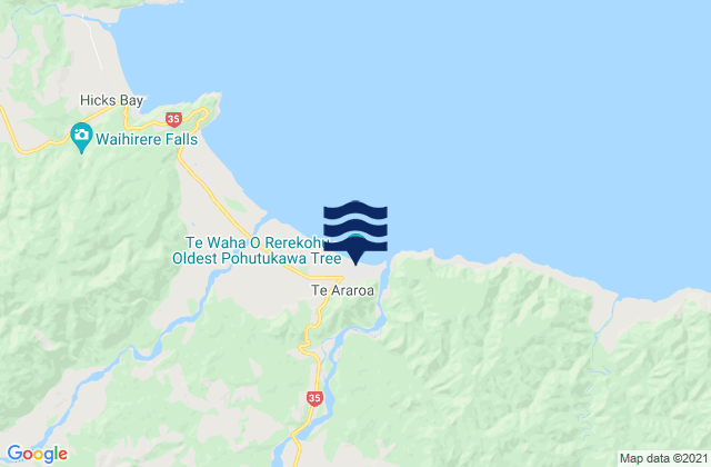 Kawakawa Bay, New Zealand潮水