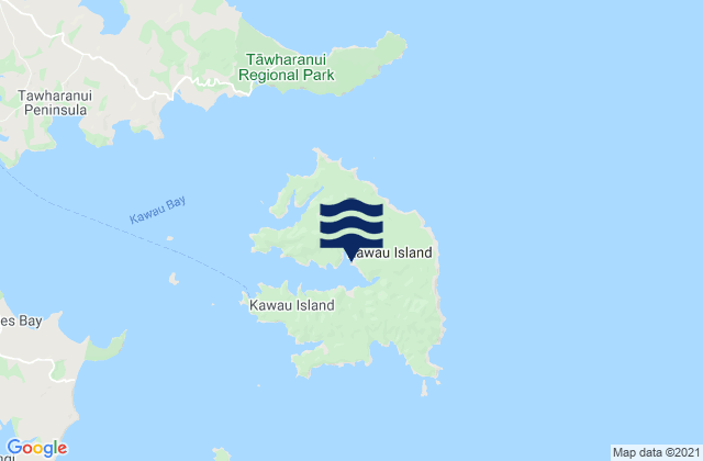 Kawau Island, New Zealand潮水