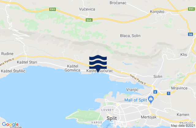 Kaštel Sućurac, Croatia潮水