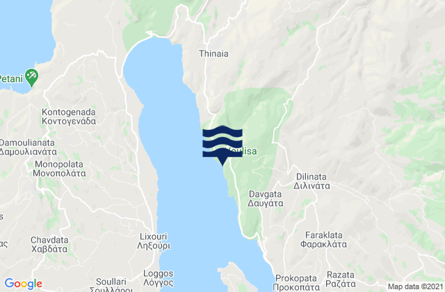 Kefallonia Regional Unit, Greece潮水
