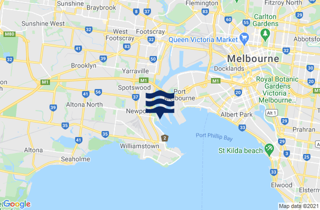Keilor East, Australia潮水