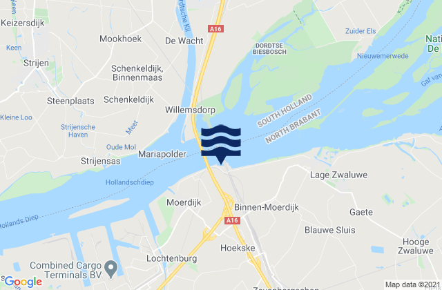 Keizersveer, Netherlands潮水