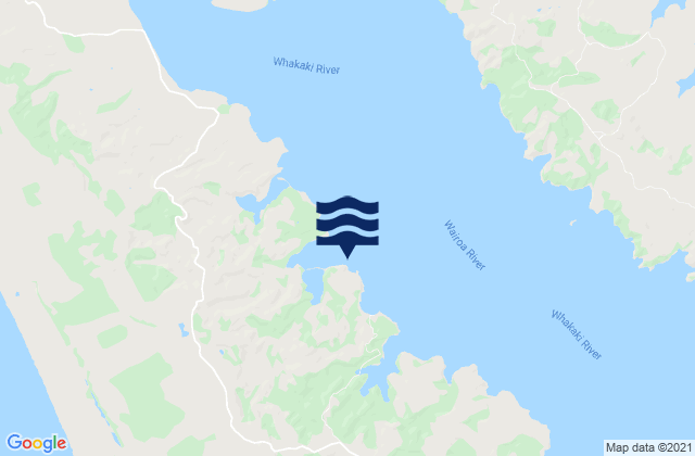 Kellys Bay, New Zealand潮水
