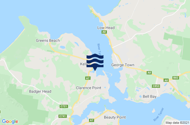 Kelso Bay, Australia潮水