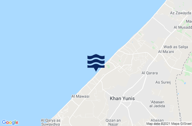 Khān Yūnis, Palestinian Territory潮水