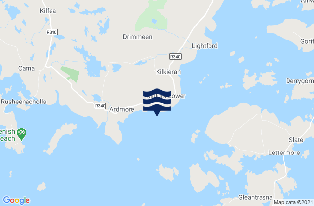Kilkieran Bay, Ireland潮水