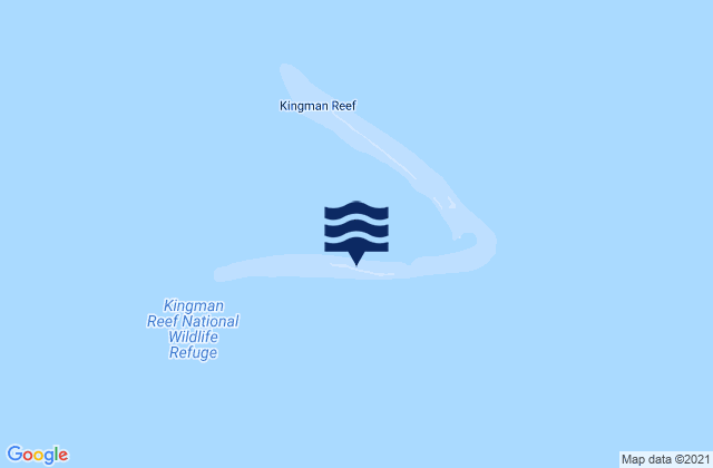 Kingman Reef, United States Minor Outlying Islands潮水