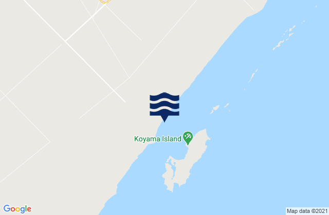 Kismaayo, Somalia潮水