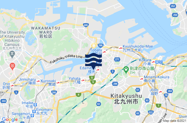 Kitakyushu-shi, Japan潮水