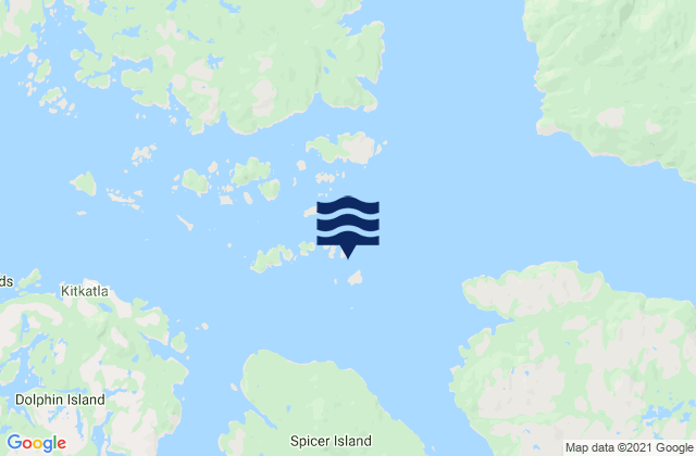 Kitkatla Islands, Canada潮水