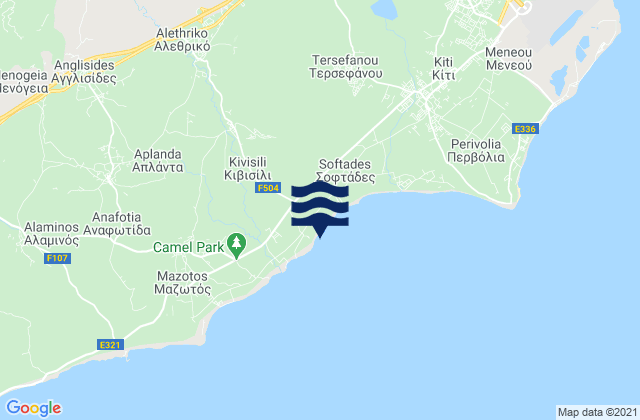 Kivisíli, Cyprus潮水