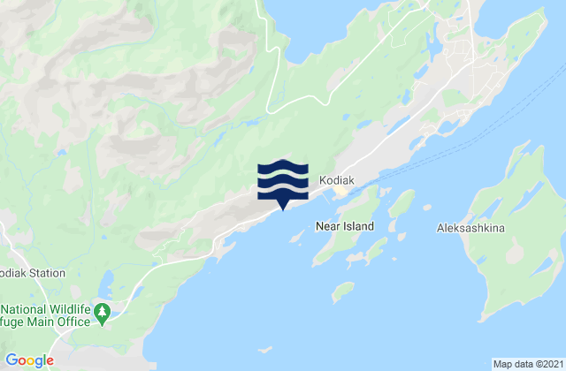 Kodiak (Port Of Kodiak), United States潮水