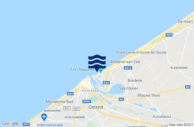 Koekelare, Belgium潮水