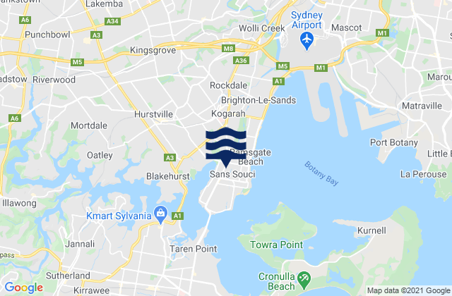 Kogarah, Australia潮水