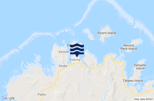 Kolonia Town, Micronesia潮水