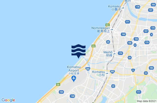 Komatsu Shi, Japan潮水