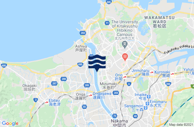 Komoda, Japan潮水