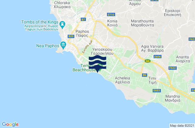 Koniá, Cyprus潮水