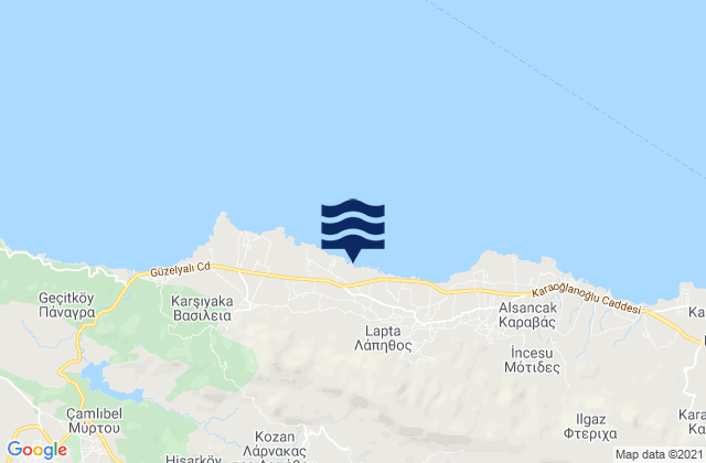 Konteménos, Cyprus潮水