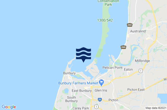 Koombana Bay, Australia潮水