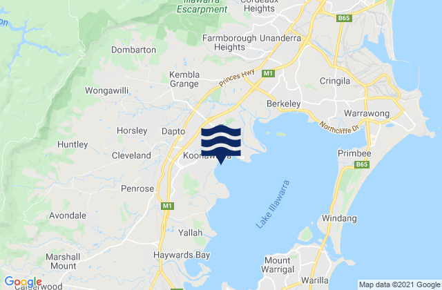 Koonawarra, Australia潮水