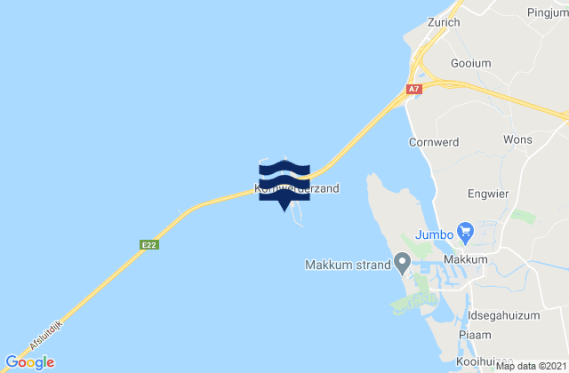Kornwerderzand, Netherlands潮水