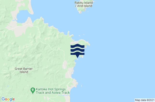 Korotiti Bay, New Zealand潮水