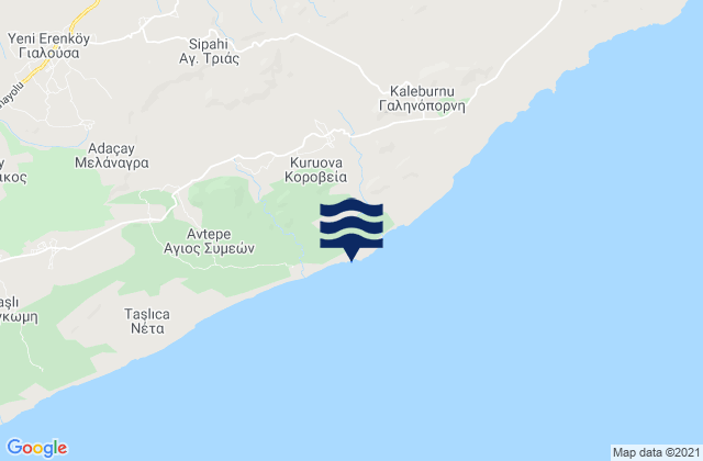 Koróveia, Cyprus潮水