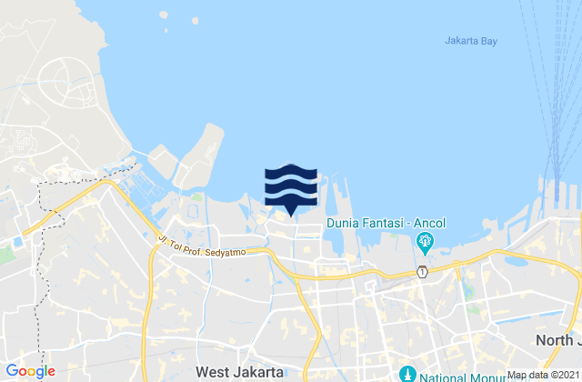 Kota Administrasi Jakarta Barat, Indonesia潮水