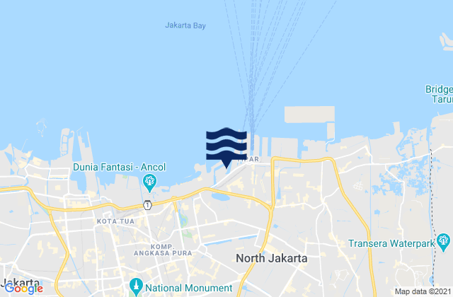 Kota Administrasi Jakarta Utara, Indonesia潮水