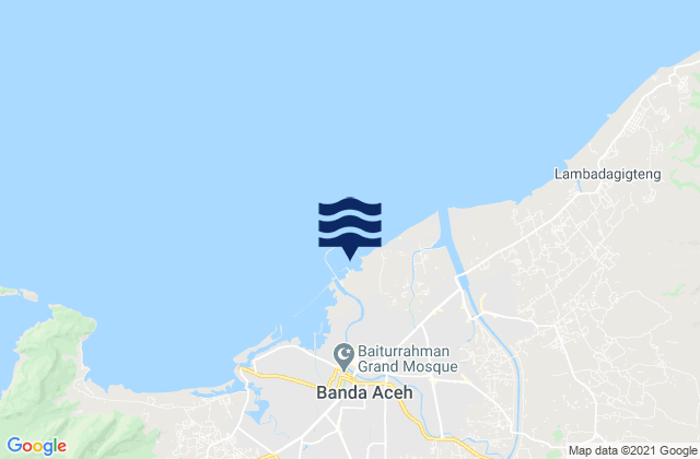 Kota Banda Aceh, Indonesia潮水