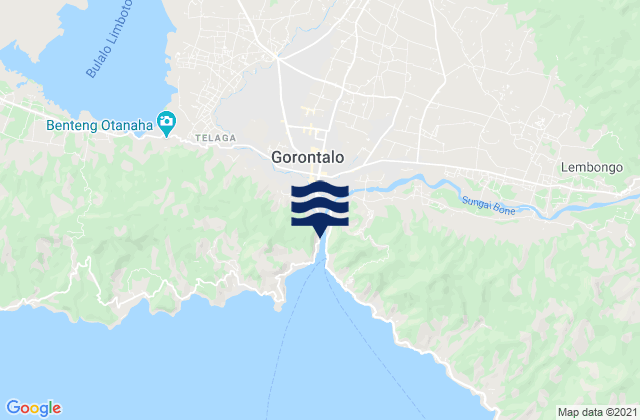 Kota Gorontalo, Indonesia潮水