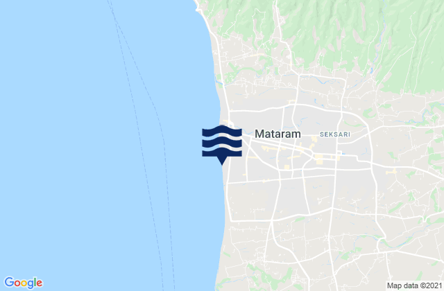 Kota Mataram, Indonesia潮水