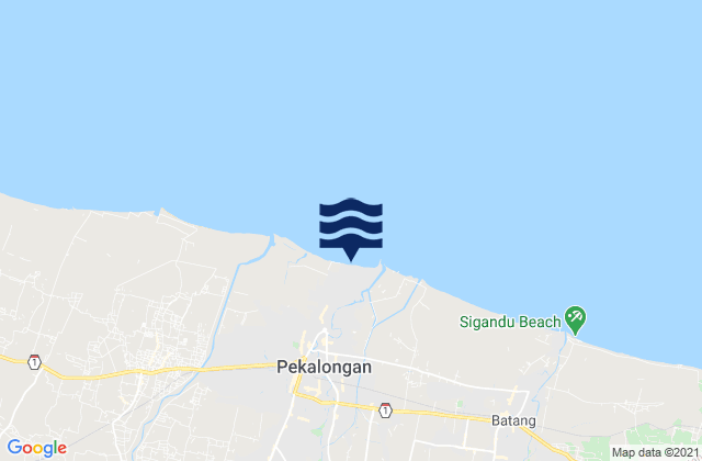 Kota Pekalongan, Indonesia潮水