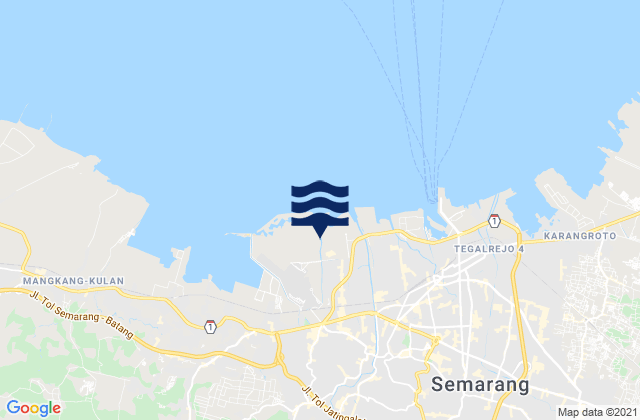 Kota Semarang, Indonesia潮水