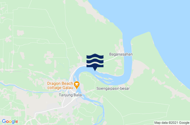 Kota Tanjung Balai, Indonesia潮水