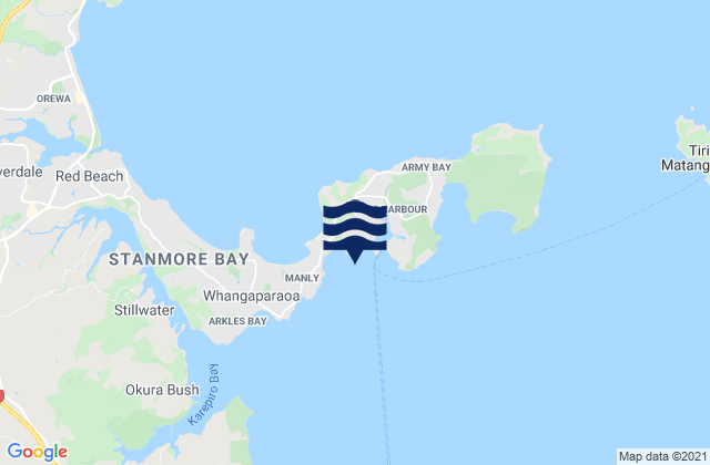 Kotanui Island (Frenchmans Cap), New Zealand潮水