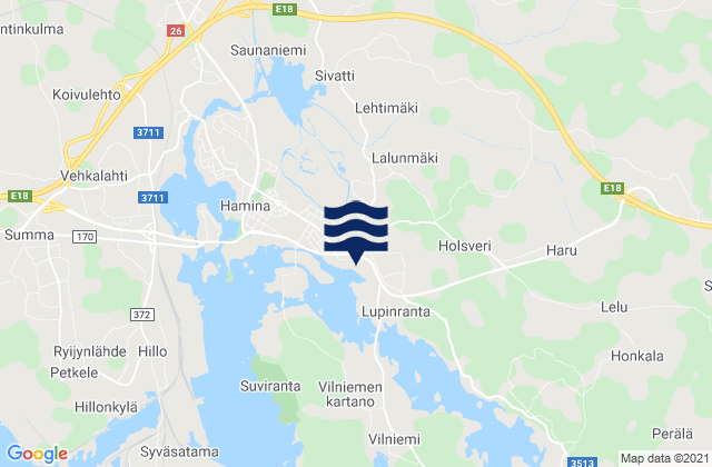 Kotka-Hamina, Finland潮水